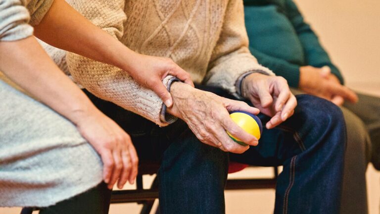 eldery individuals in nursing home