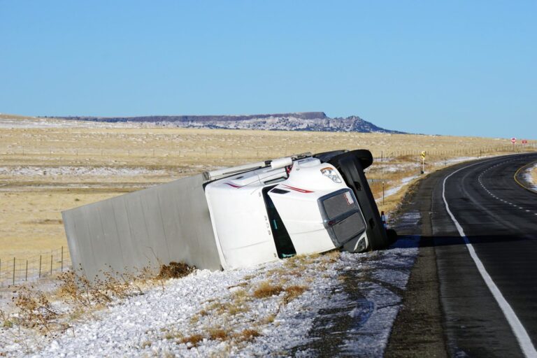 Semi-truck accident